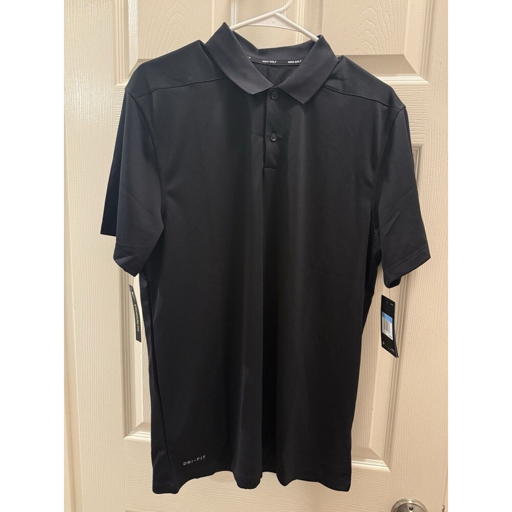 NEW w/ Tags Men's Black Nike Golf Polo Size Medium MSRP: $55.00